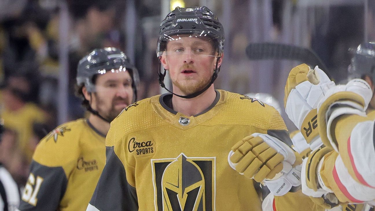 Golden Knights’ Jack Eichel out with undisclosed damage