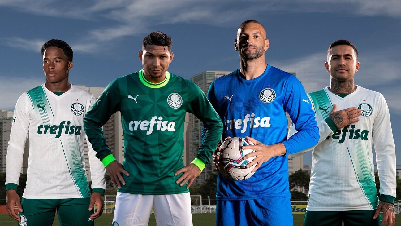 Palmeiras e PUMA revelam novos uniformes HOME e AWAY para a