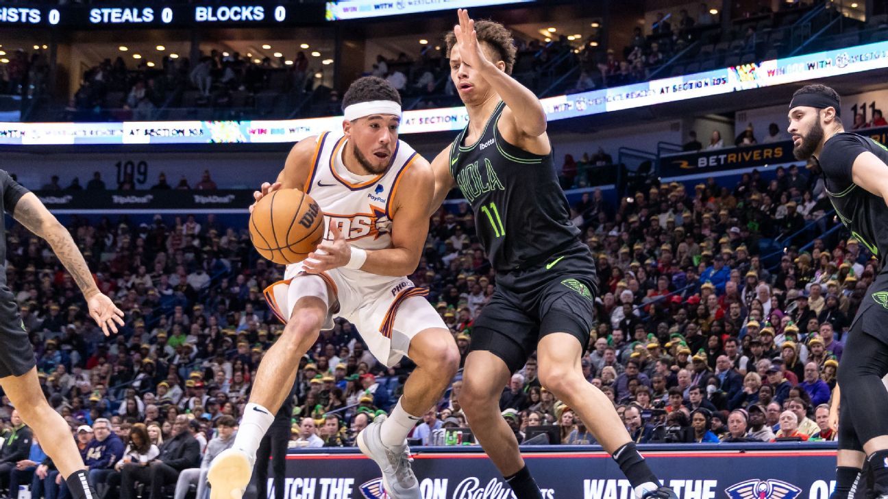 Suns’ Booker nets second straight 50-point sport vs. Pelicans