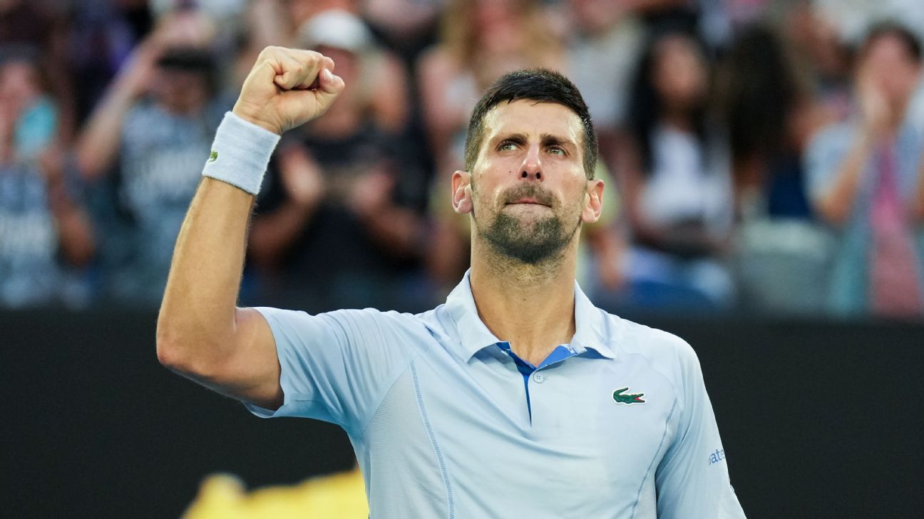 Novak Djokovic affrontera Jannik Sinner en demi-finale de l’Open d’Australie