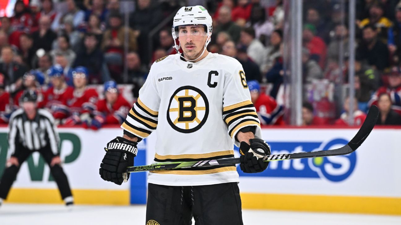 Brad Marchand questionável para G4;  Bruins insatisfeitos com o golpe