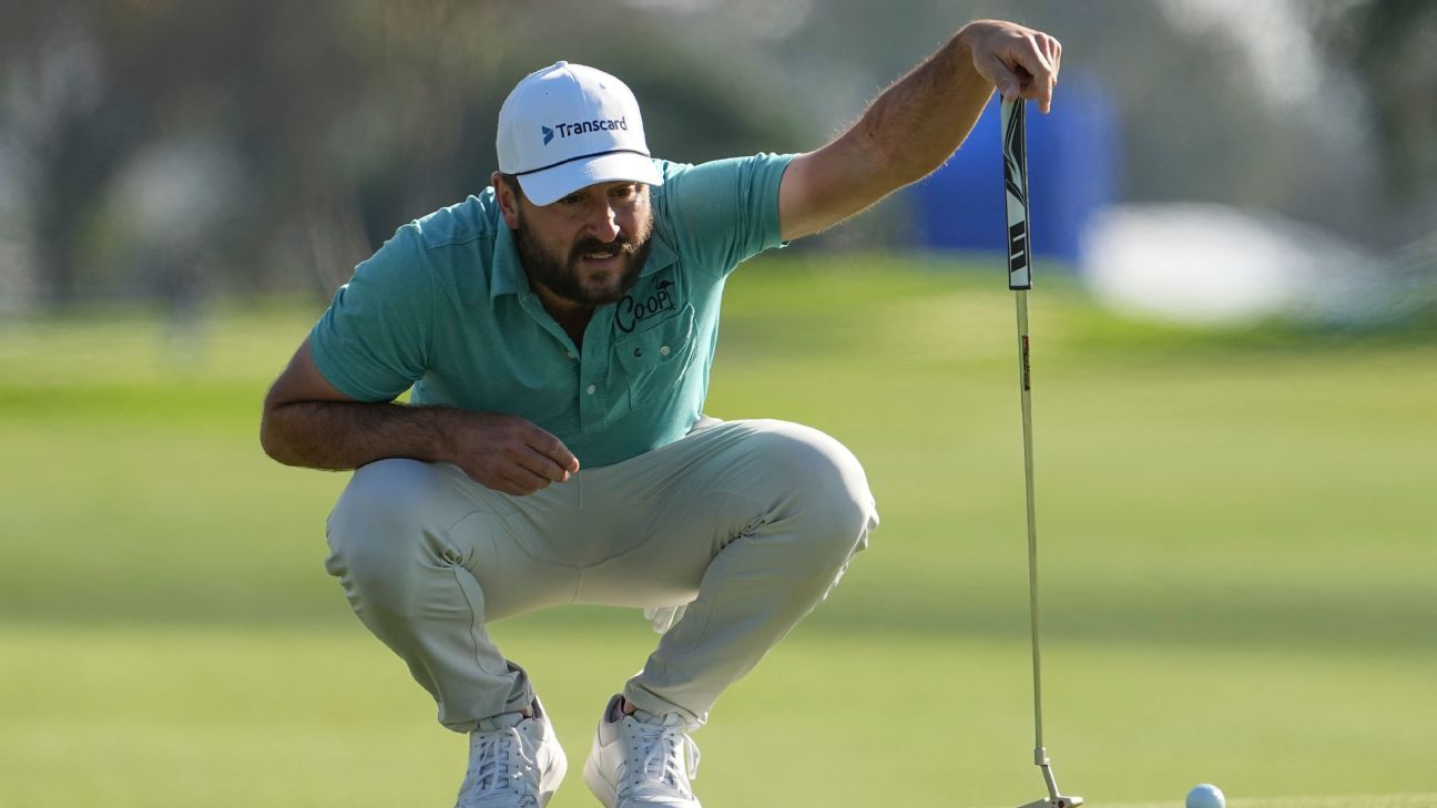 Stephan Jaeger birdies 18th to take 1-shot lead at Farmers