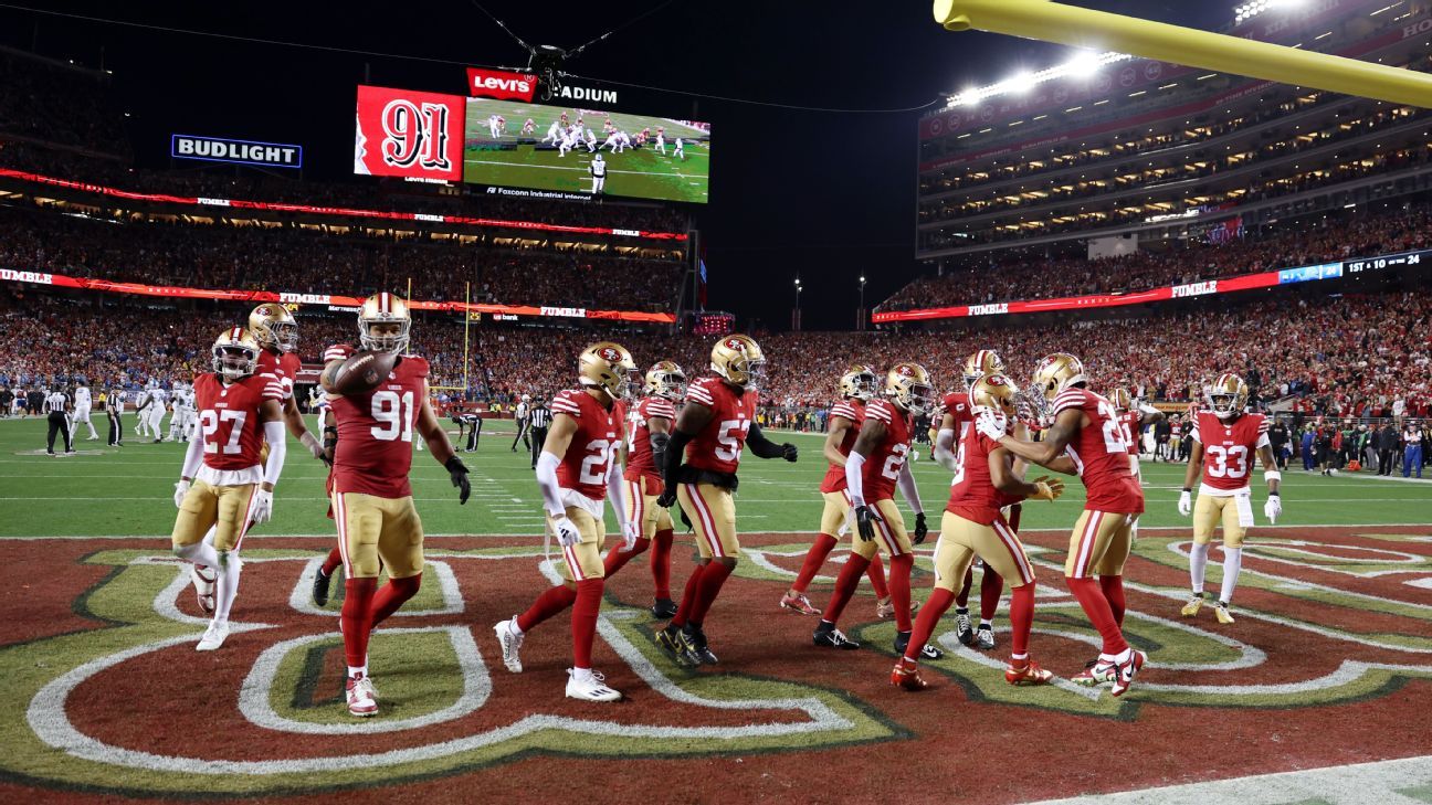 Les 49ers s’ouvrent en tant que légers favoris du Super Bowl contre les Chiefs ;  creux de ligne