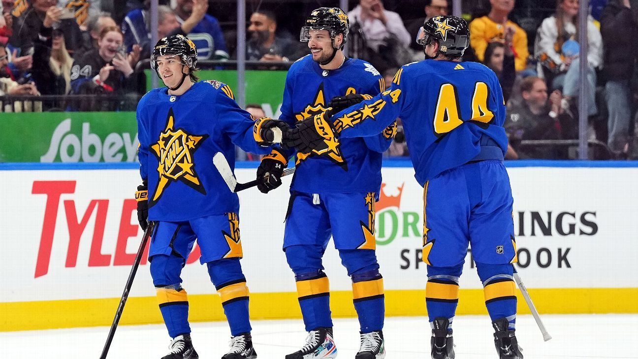 NHL AllStar Game 2024 Rosters, schedule, how to watch ESPN