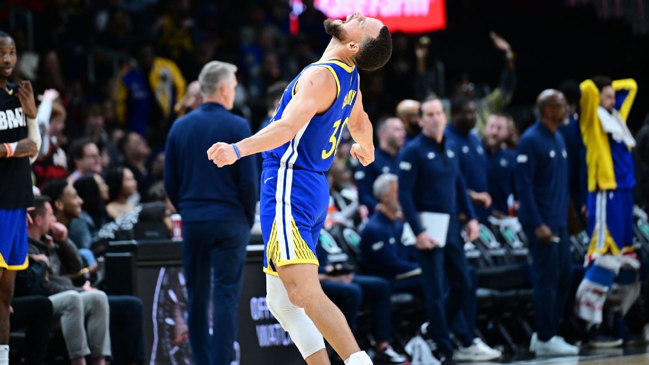 Hawks pokonali Warriors po dogrywce, zdobywając 60 punktów Stepha Curry'ego