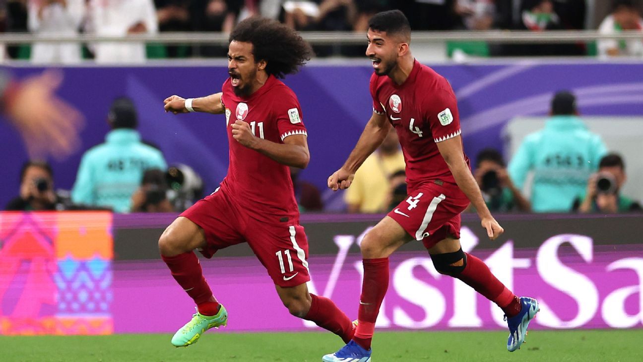 Qatar survive chaos and controversy to move one step away from retaining Asian Cup