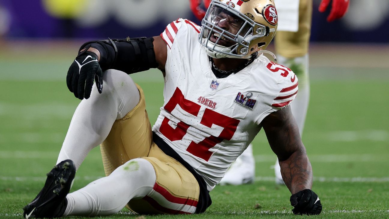 49ers LB Dre Greenlaw rozrywa Achillesa podczas porażki w Super Bowl 58