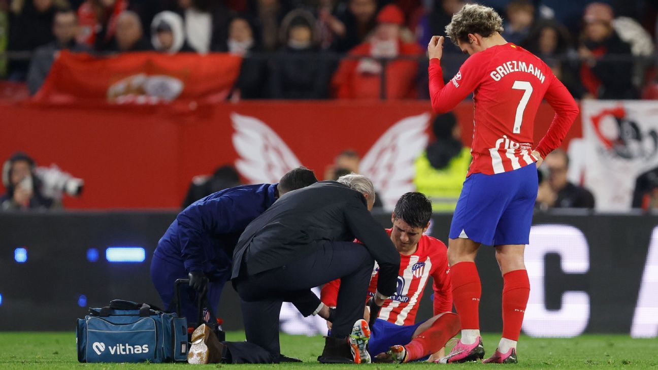 Álvaro Morata set to miss crucial Champions League clash due to knee injury