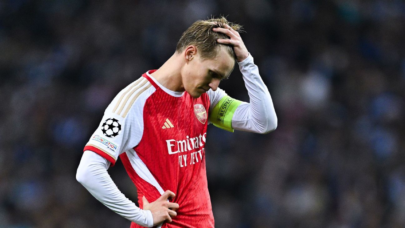 Arsenal enfrenta temores de continuar a confusão na Liga dos Campeões