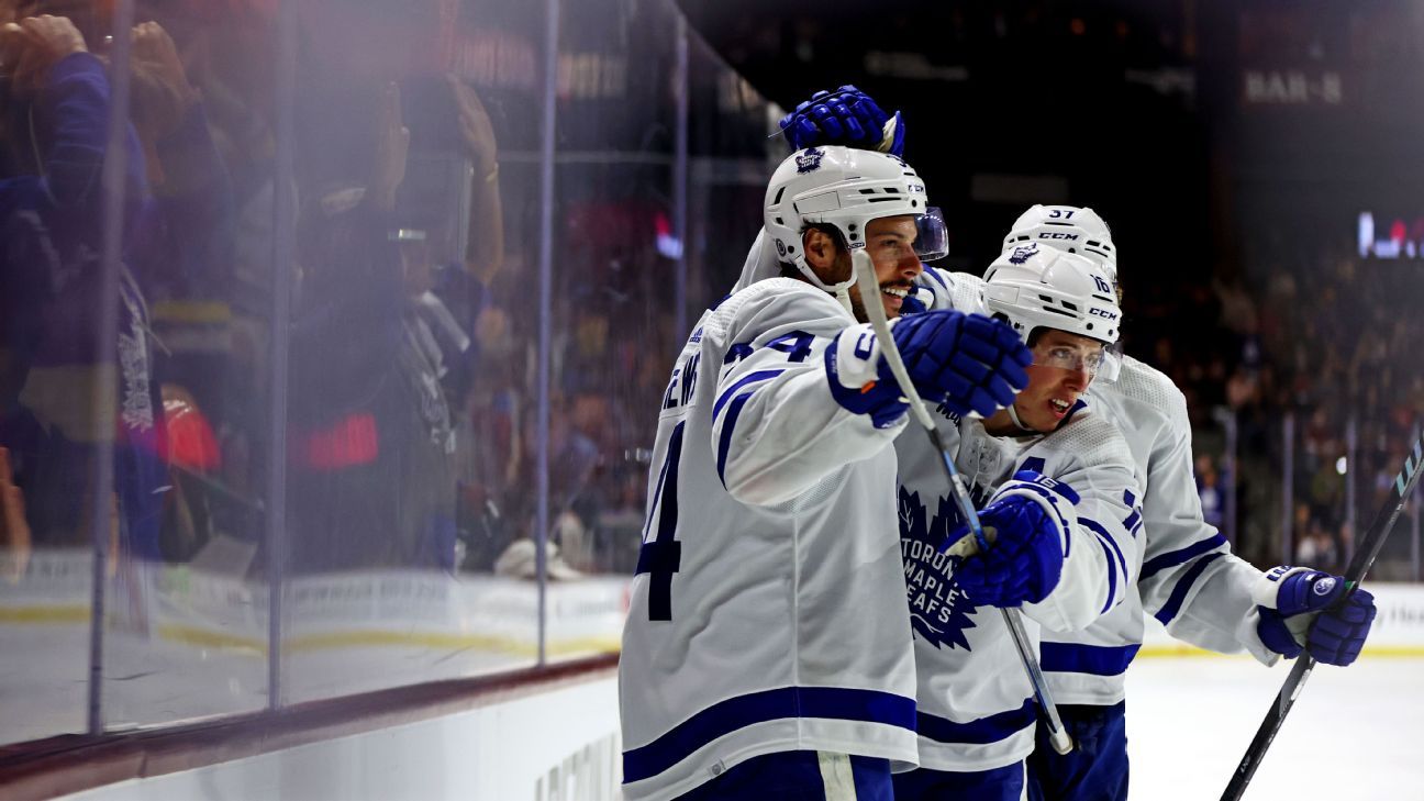 Maple Leafs’ Auston Matthews scores targets 50, 51 in 54th recreation