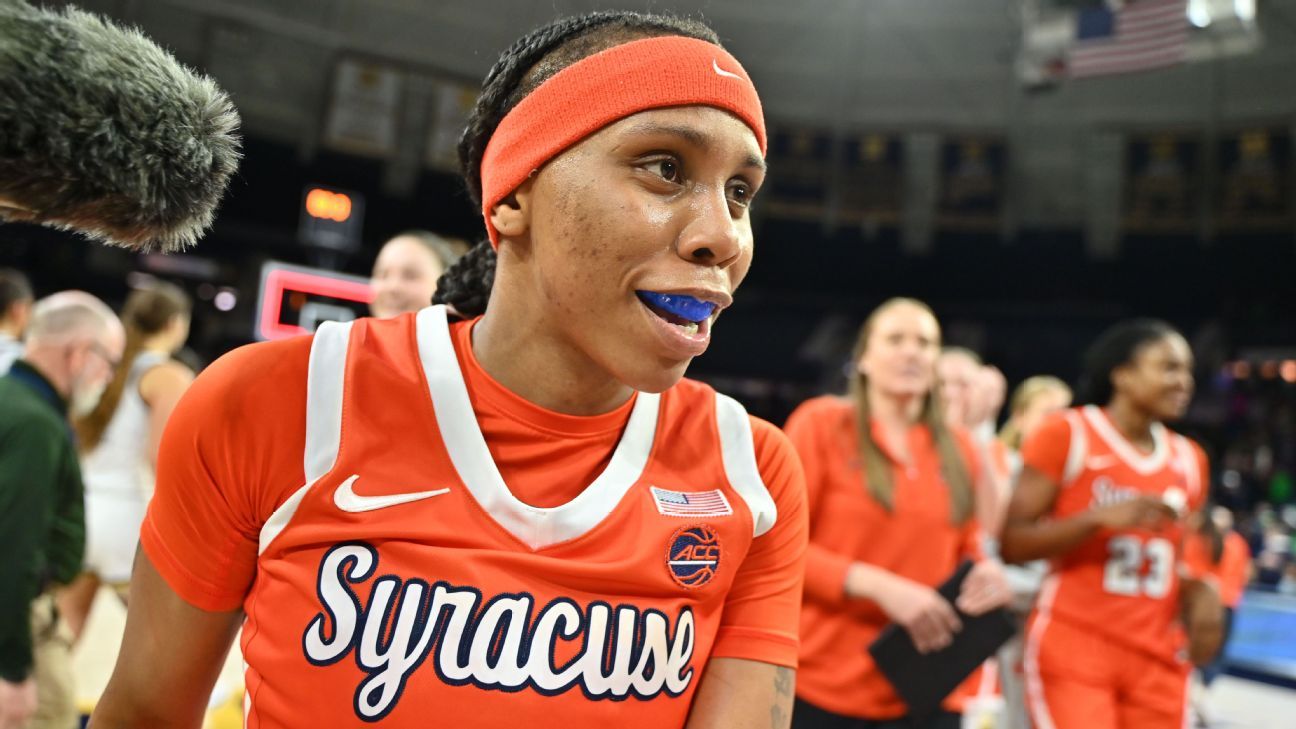 Syracuse's Dyaisha Fair moves into 5th on Div. I scoring list ESPN