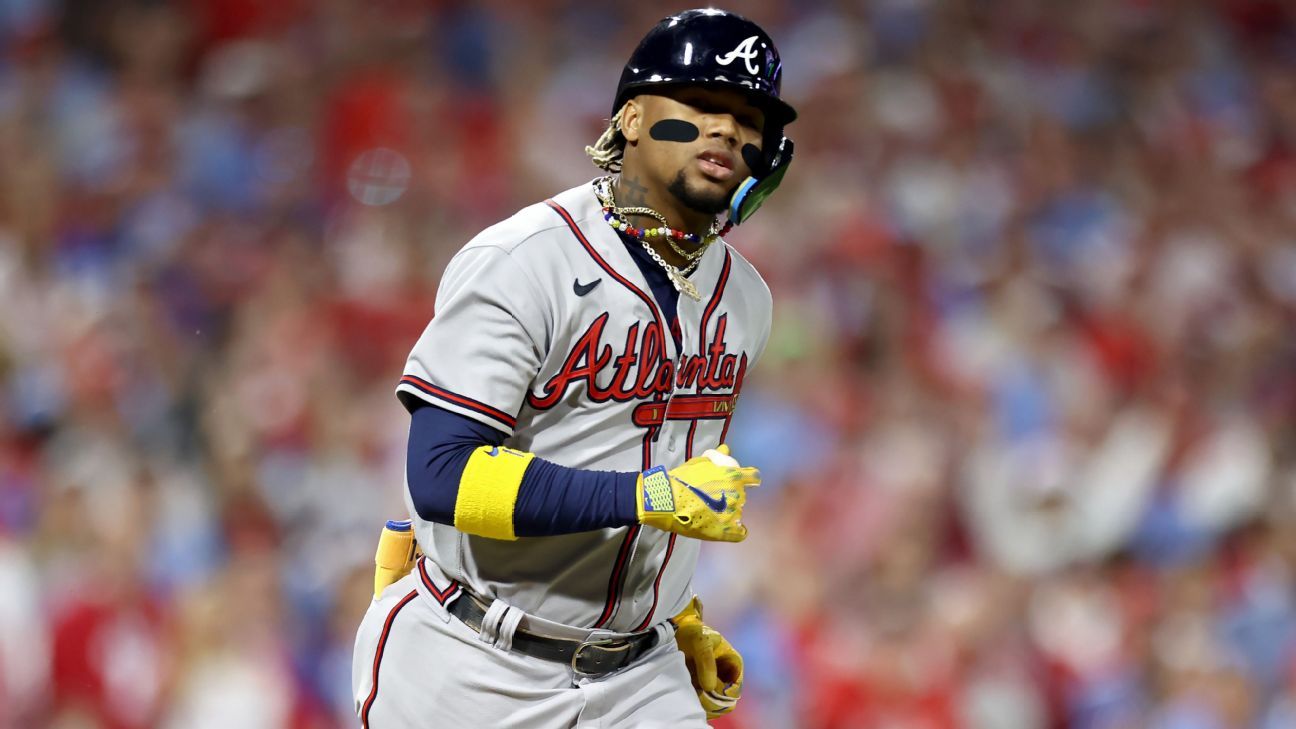 Acuña Jr leaves the lineup due to knee soreness