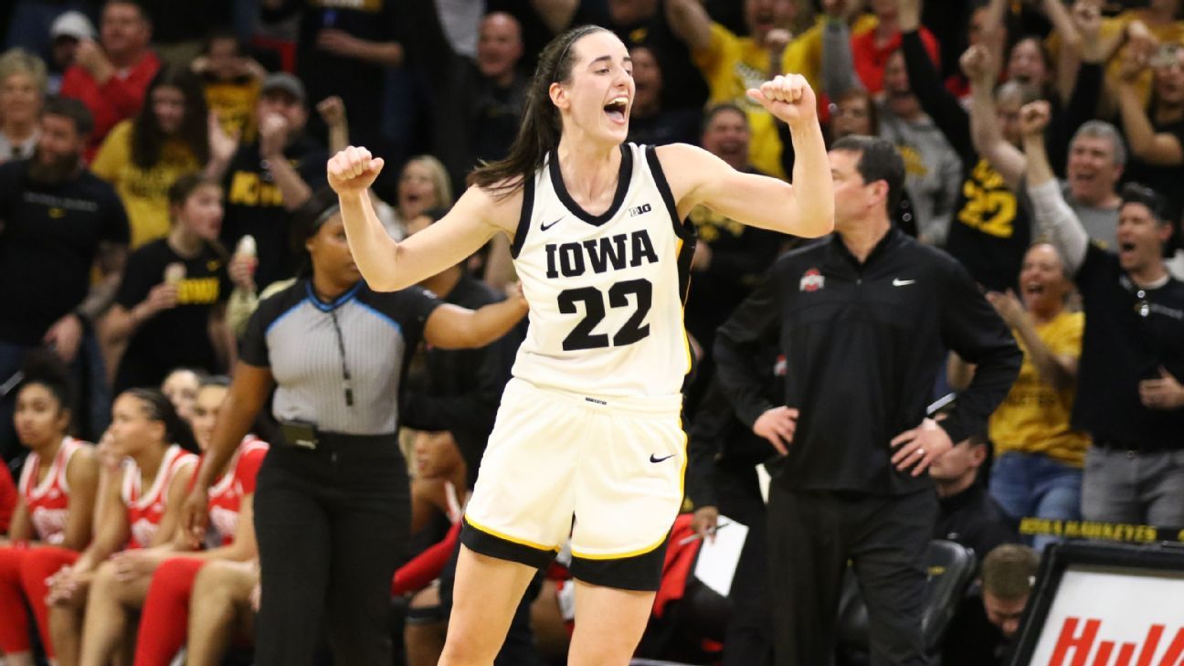 Iowa's Caitlin Clark passes Pete Maravich for scoring record - ESPN