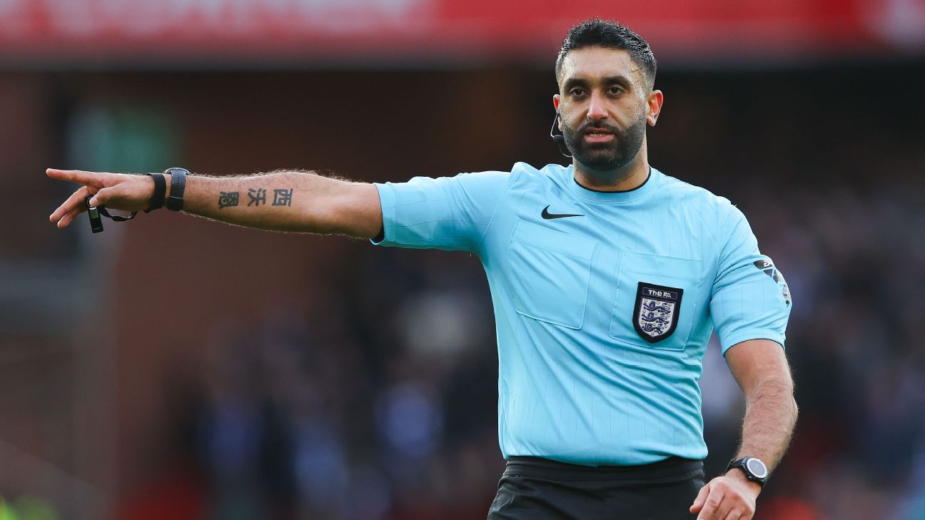 Singh Gill to become first British South Asian referee in PL - ESPN