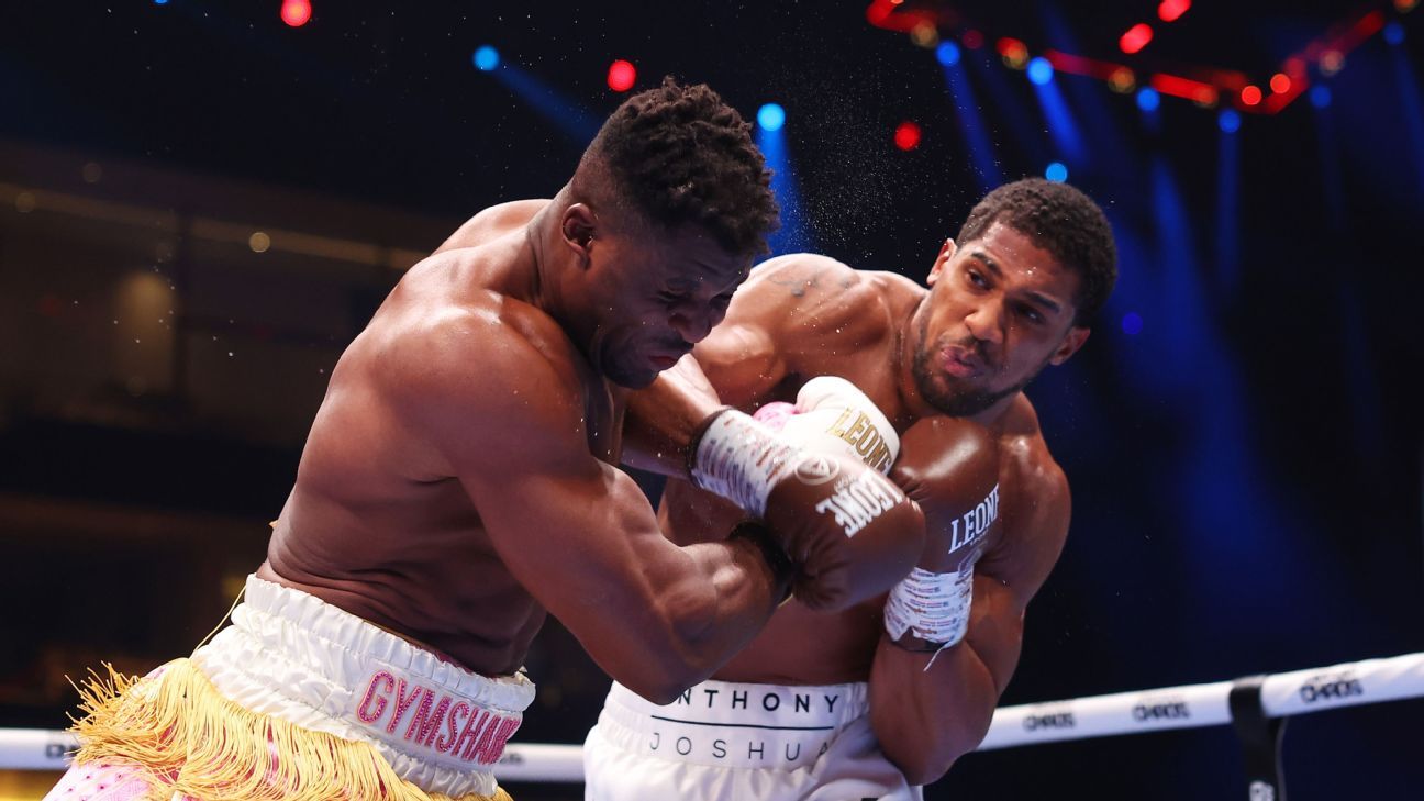 Anthony Joshua contre Francis Ngannou résultats et analyse en direct