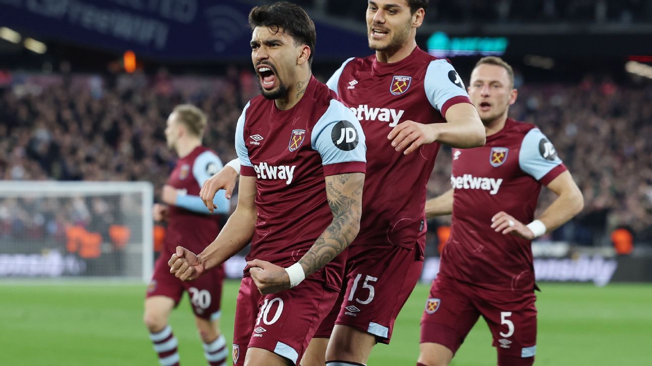 Paquetá marque et West Ham fait le show avec une déroute en Ligue Europa