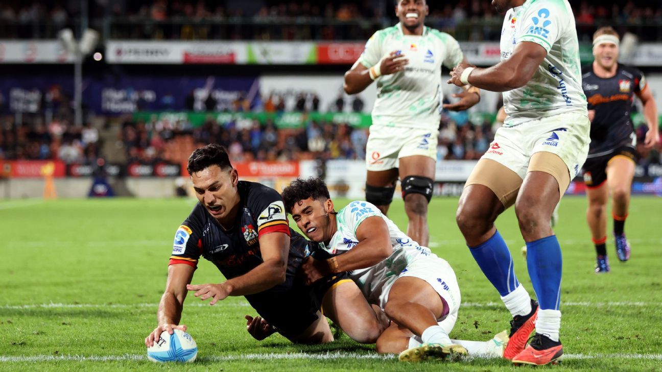 Chiefs venció a Fijian Drua y se mantiene en el podio del SRP ESPN