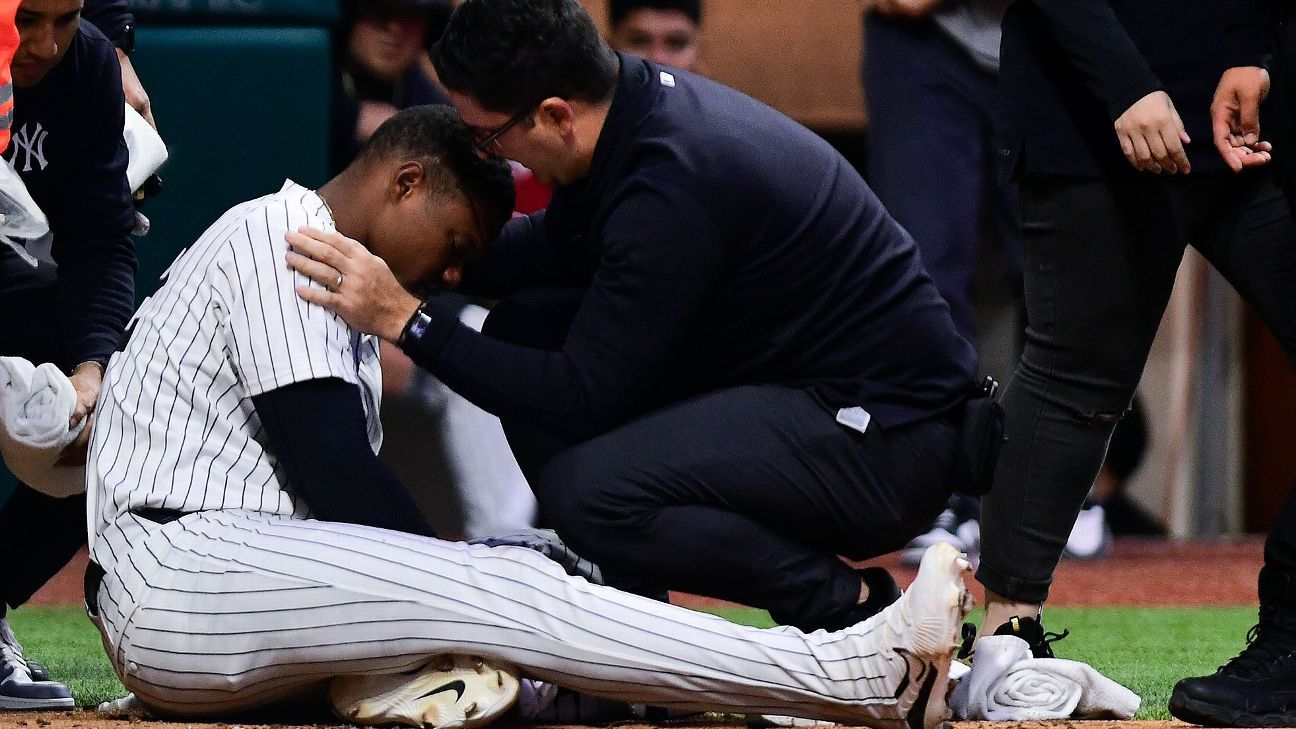 Yankees OF Gonzalez suffers right orbital fracture