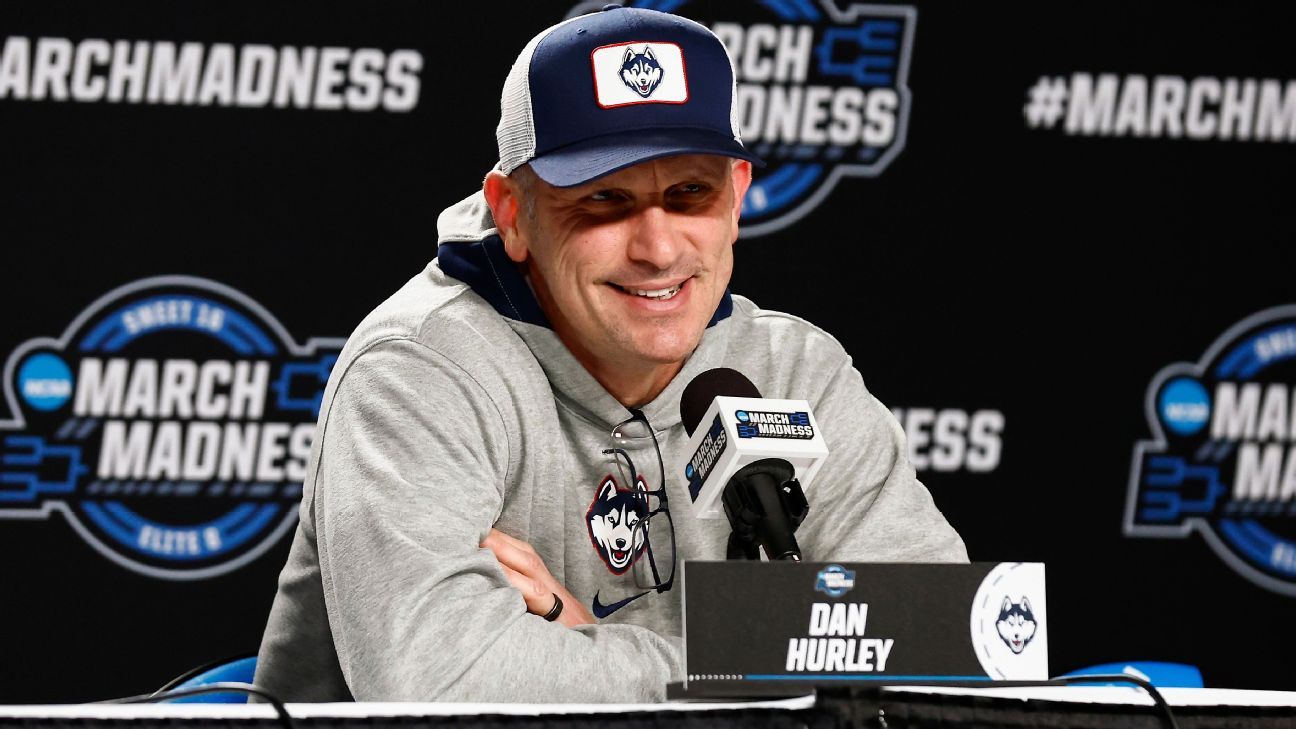 UConn's Dan Hurley 'spiralled' amid travel chaos but 'lucky to be here'