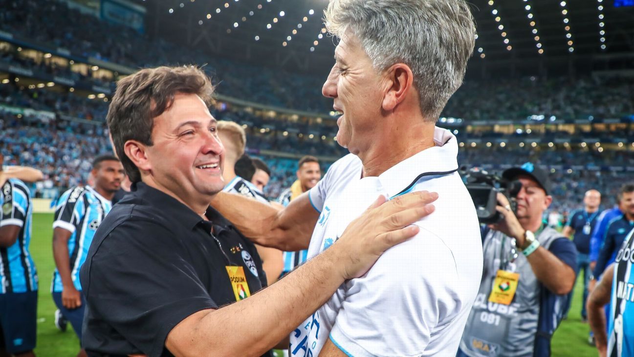 Grêmio avalia opções de técnico após declarações de Renato Gaúcho