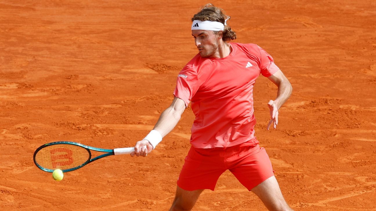 Tsitsipas Y Una Fantástica Marca Que Lo Codea Con Los Mejores En Monte Carlo Espn 5741