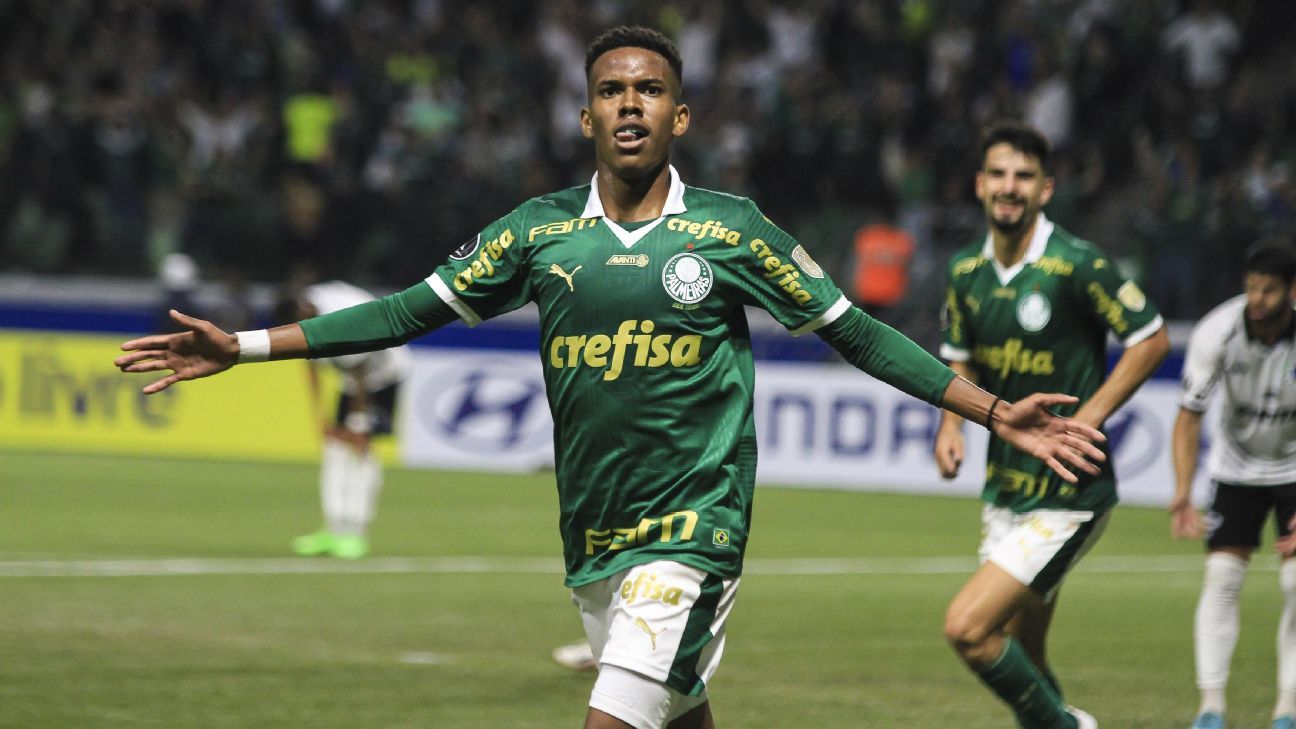 joia de 16 anos brilha em virada do palmeiras sobre liverpool na libertadores