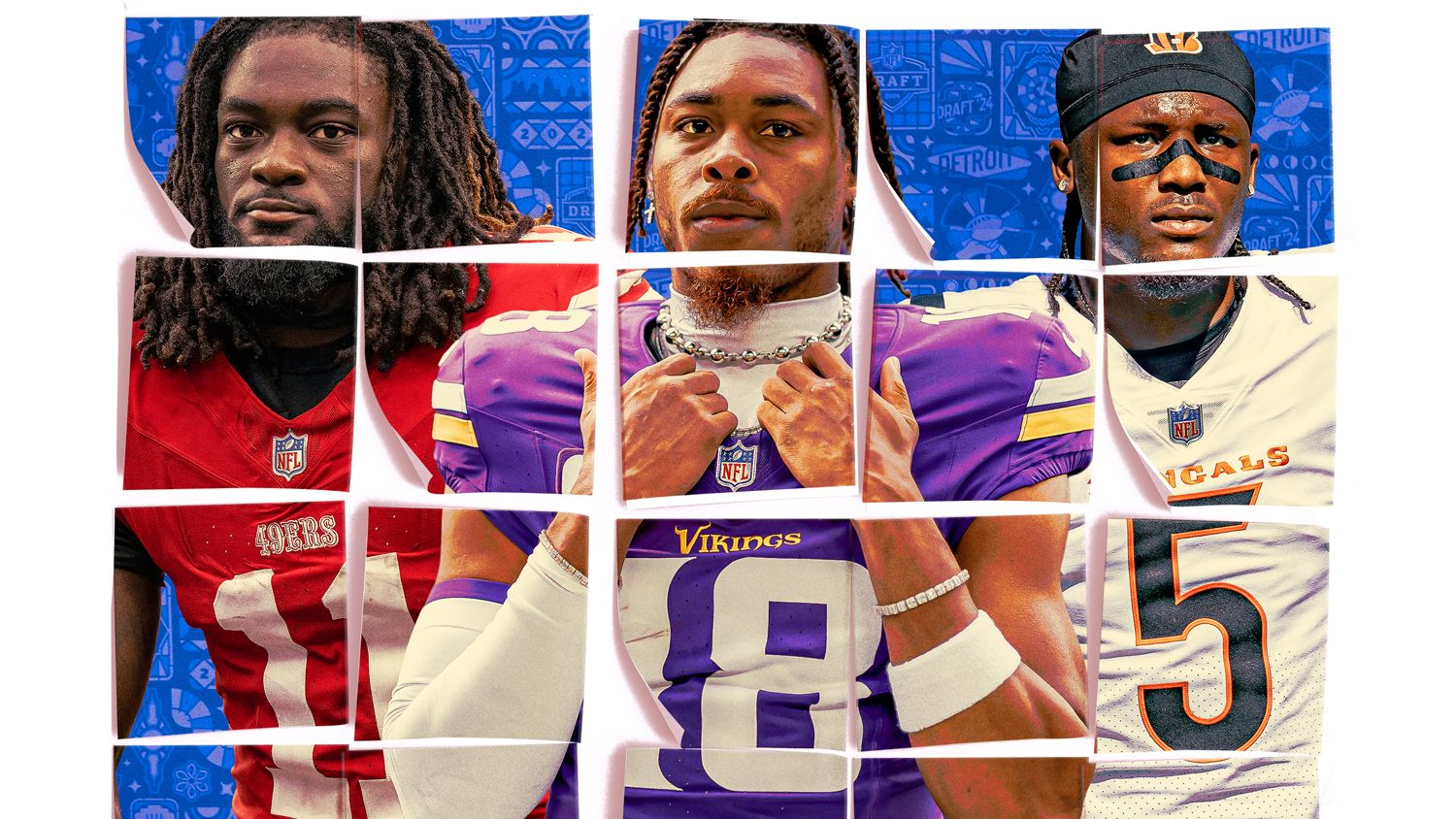 Our annual mock draft with 32 first-round trades: How three star wideouts could find new teams