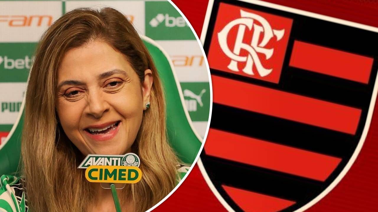 Leila, the president of Palmeiras, returns a blow from Landim and mocks Flamengo