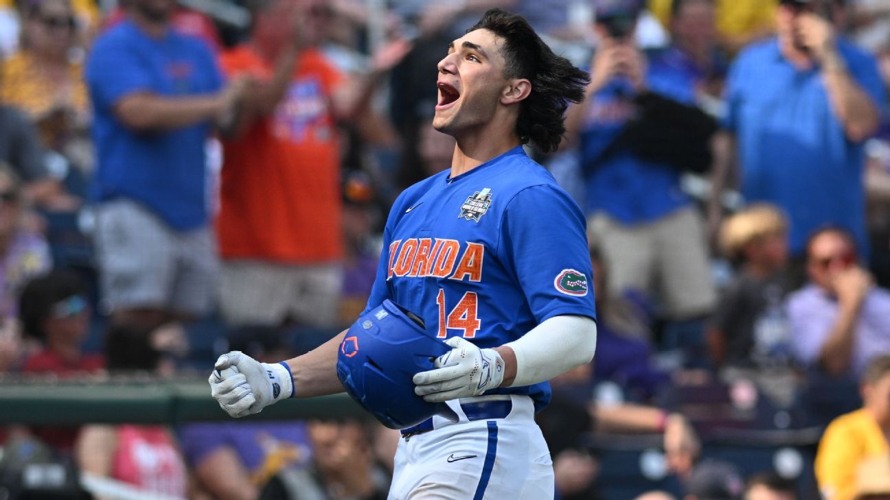 Florida's Jac Caglianone Hits NCAA-Record 9th Consecutive Home Run in Loss to Vanderbilt