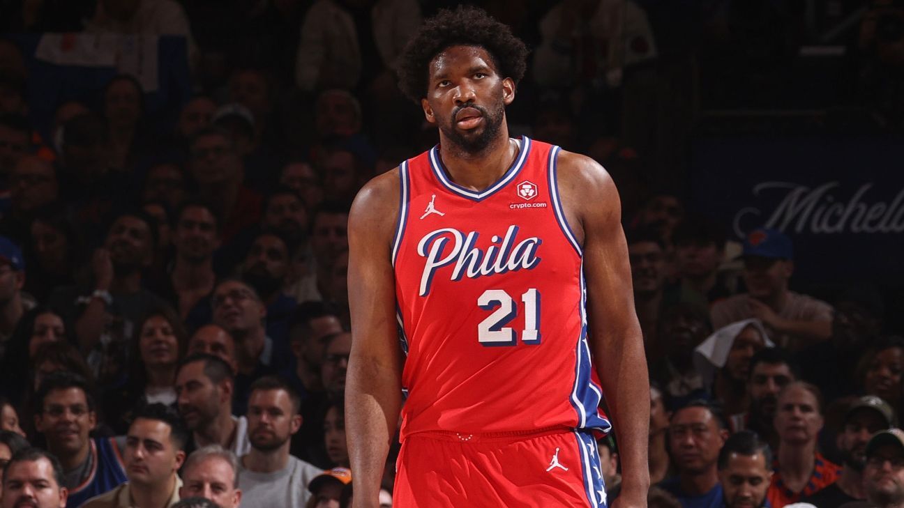 76ers' Joel Embiid misses shootaround but starts Game 5 - ESPN