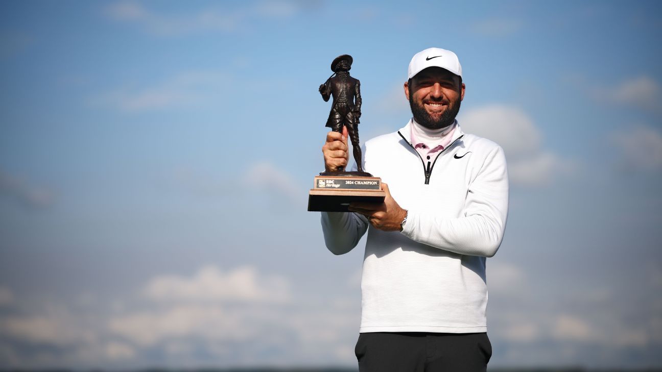 Scottie Scheffler extends dominant run with RBC Heritage win ESPN