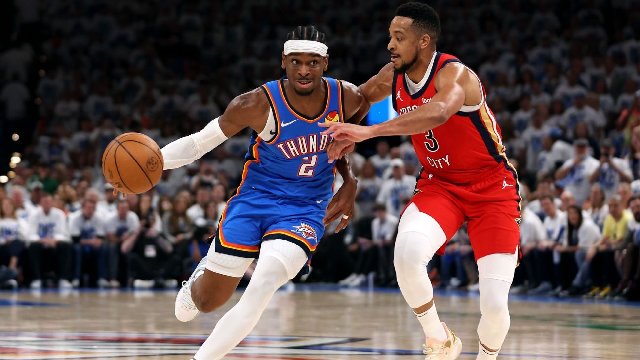 Thunder amassa os Pelicans e abre 2 a 0 nos playoffs da NBA ESPN