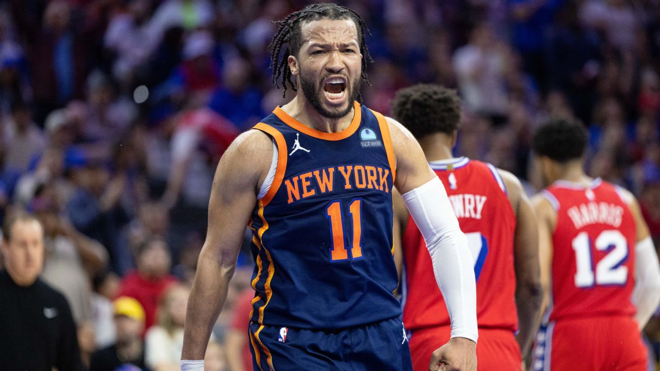 Jalen Brunson mencetak 47 poin untuk membawa Knicks unggul 3-1 atas 76ers