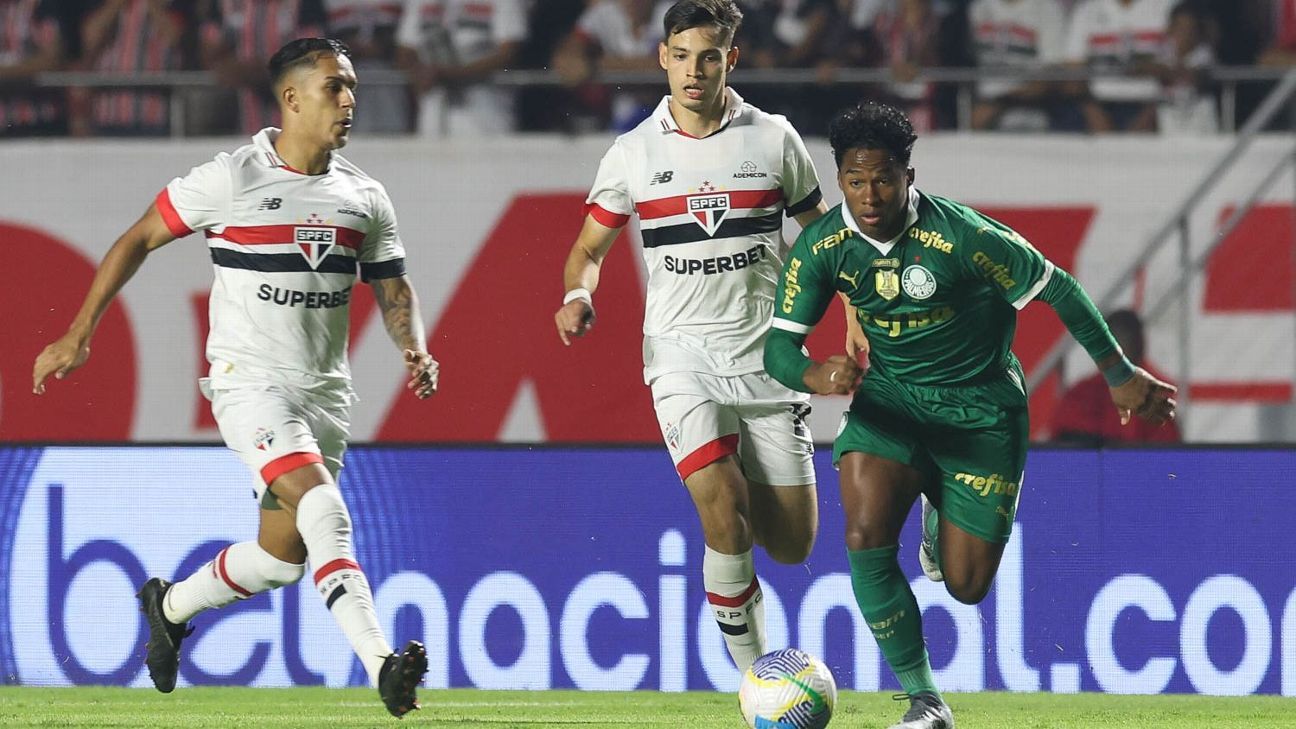Abel Ferreira irritado com atuação de Endrick em empate entre São Paulo e Palmeiras
