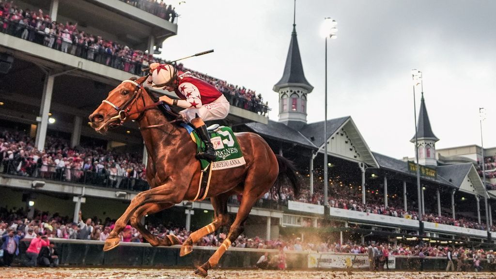 Filly Thorpedo Anna wins 150th Kentucky Oaks