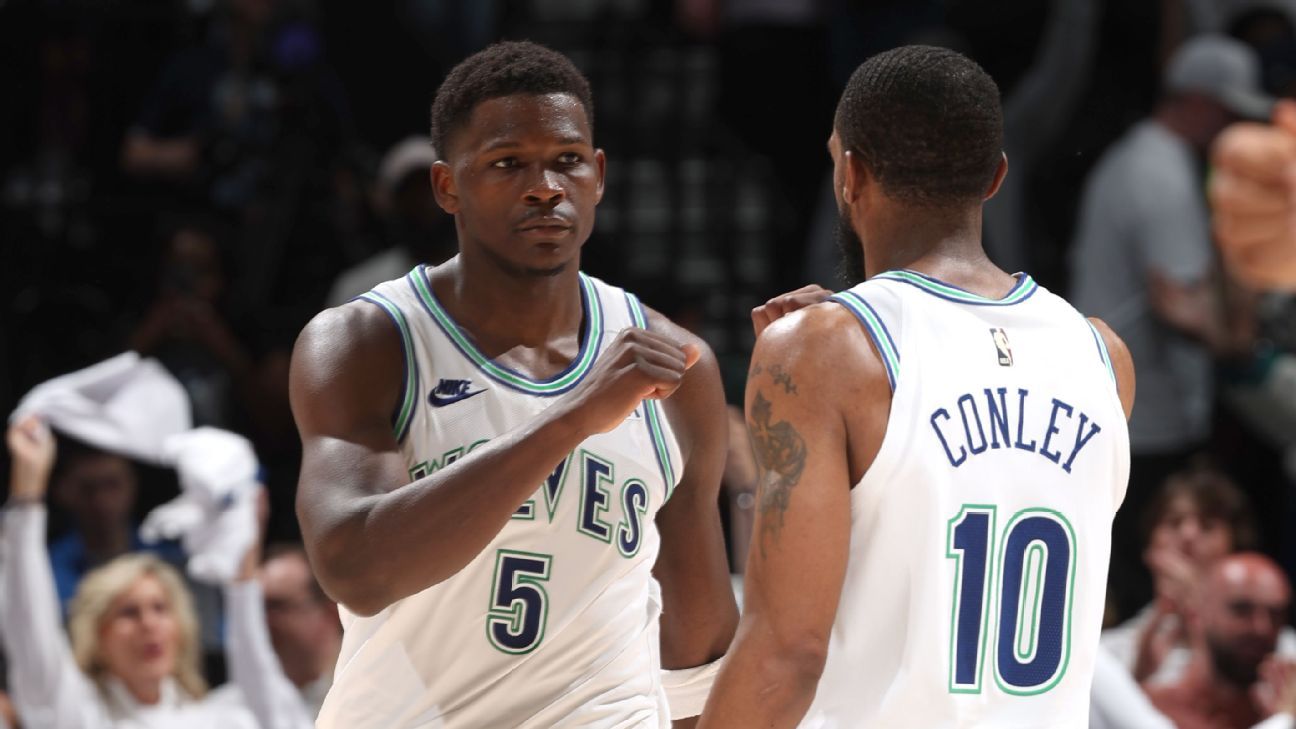 Les loups «complètent» avec le retour de Conley et mettent les Nuggets en déroute pour forcer le match 7