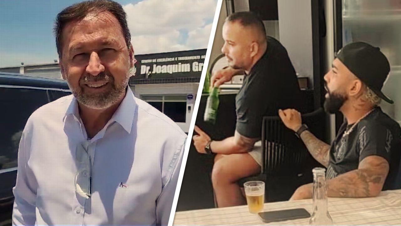 ALFINETOU! Presidente do Corinthians faz provocação sobre Gabigol com a camisa do Corinthians