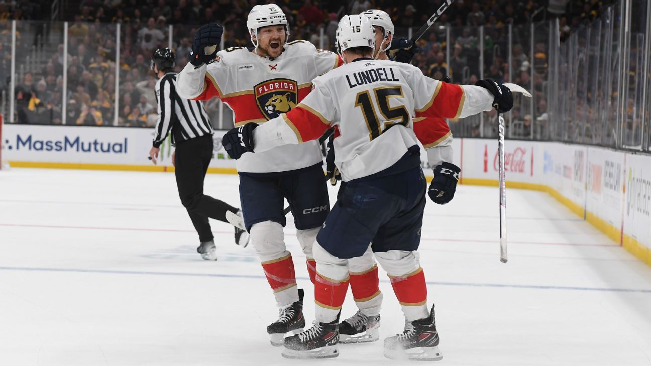 Panthers oust B's on late game winner to advance
