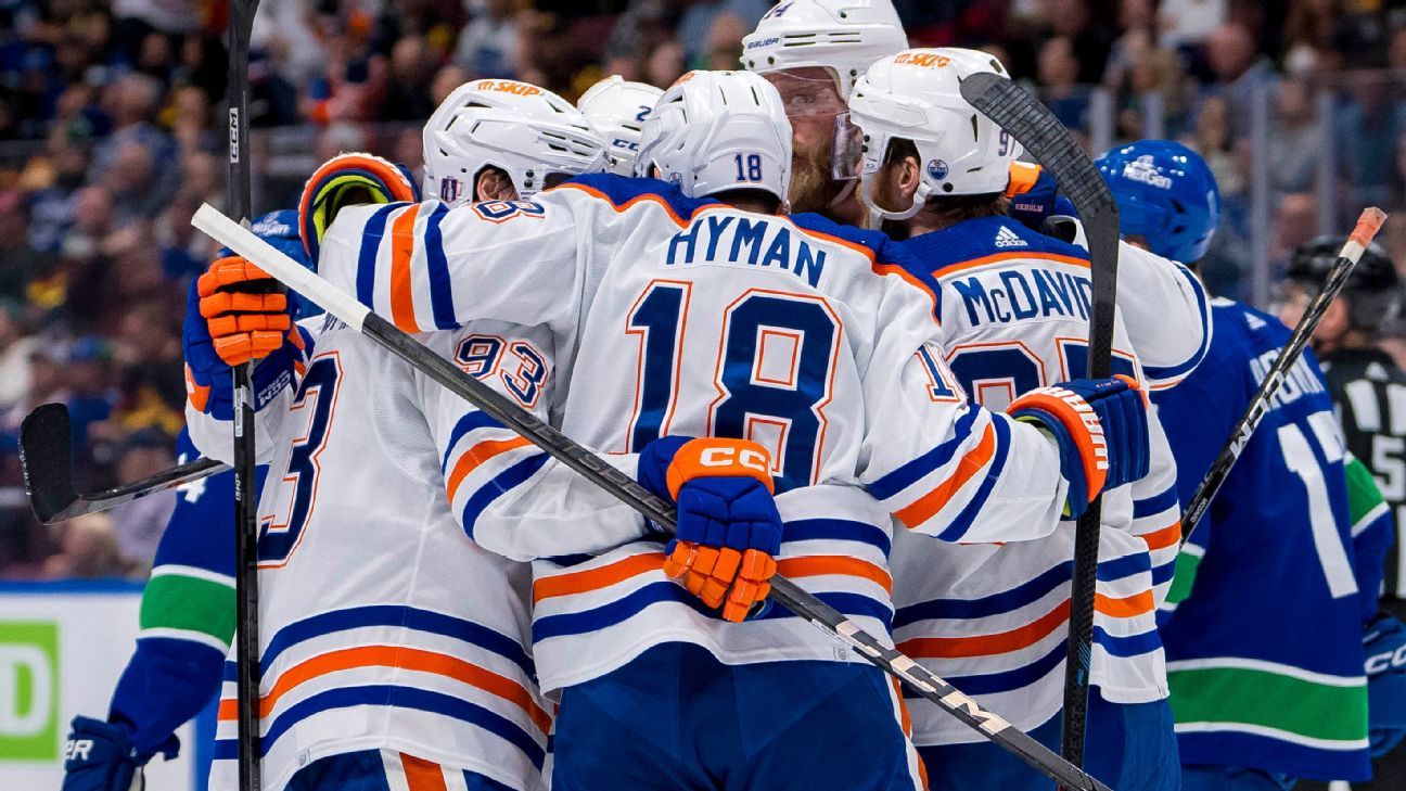 Edmonton Oilers superou Vancouver Canucks no jogo 7