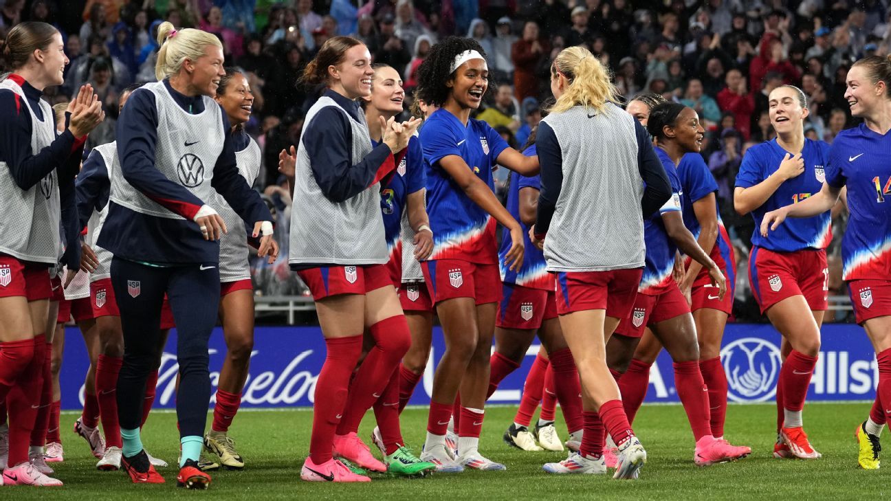 Yohannes in for USWNT, Rodman, Smith left out