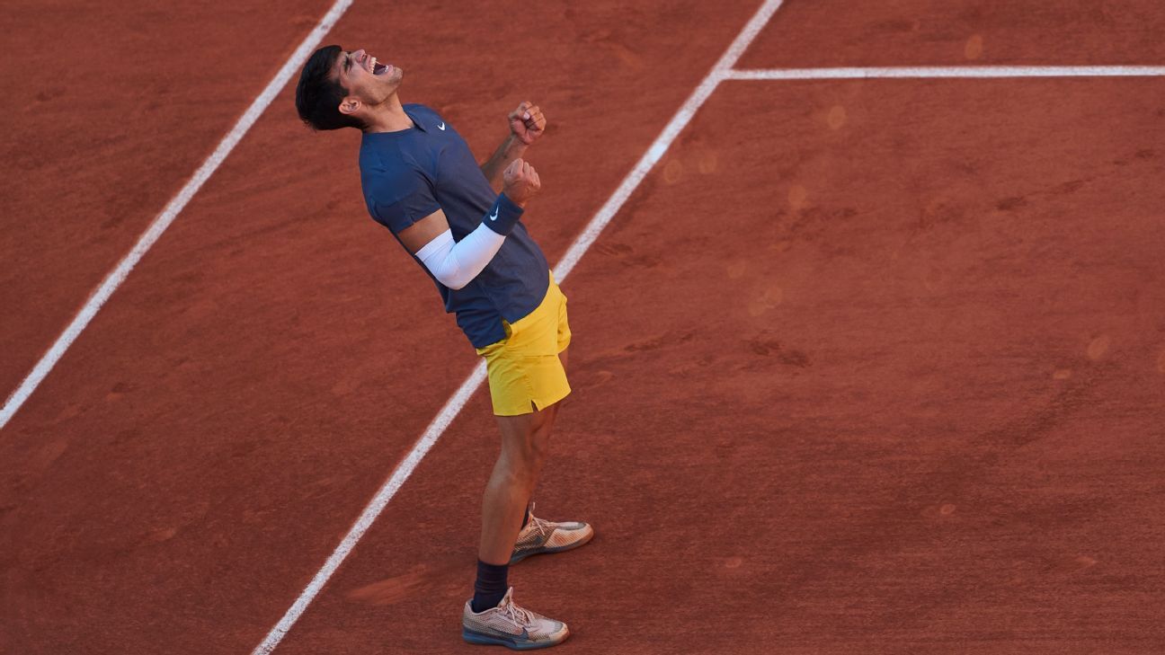 Carlos Alcaraz, finaliste de Roland Garros : “Je m’imagine avec le trophée”