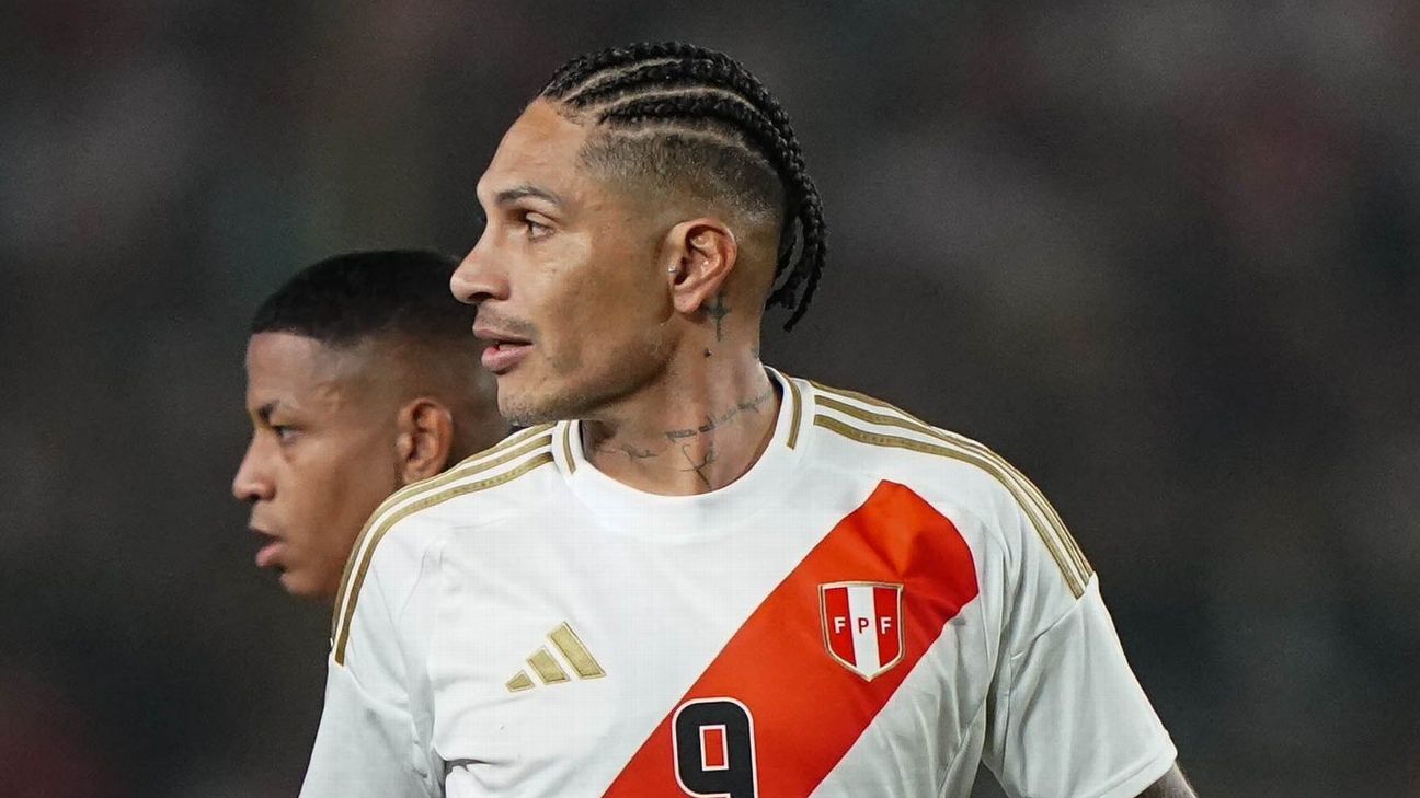Paolo Guerrero returned to play after a month of taking part in in Peru’s draw with Paraguay