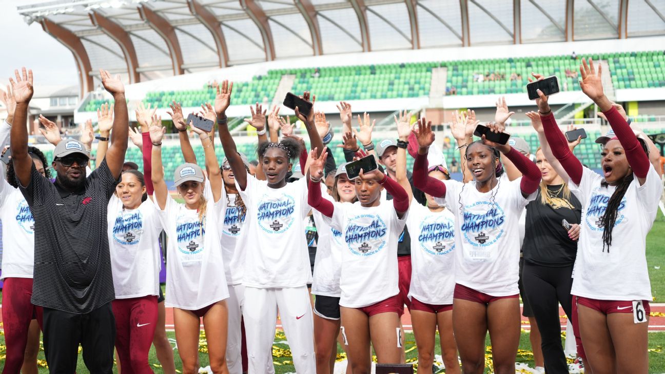 Arkansas wins NCAA women's outdoor track and field team title - ESPN