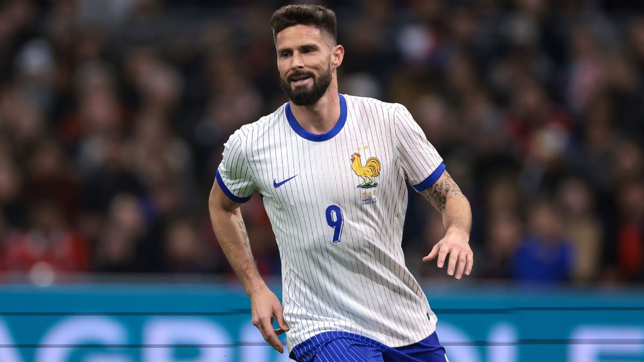 Olivier Giroud retires from France ahead of move to LAFC - ESPN