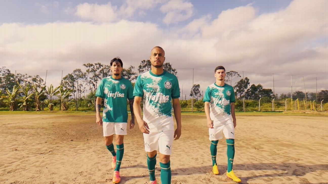 Palmeiras usará camisa especial em jogo contra o Vasco no Brasileirão.