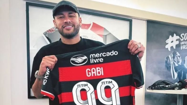Neymar revela admiração pelo Flamengo em entrevista a Naldo Benny.