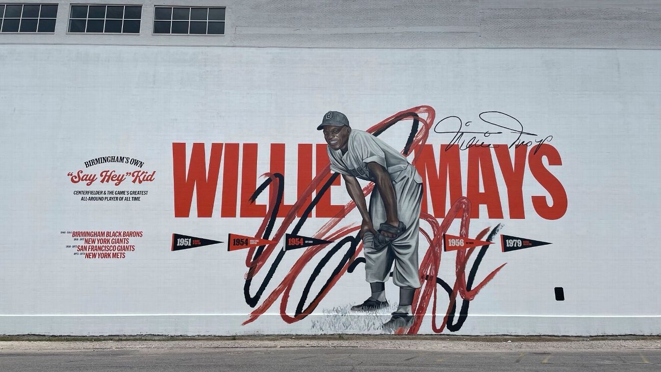 Mays mural in Alabama among nationwide tributes