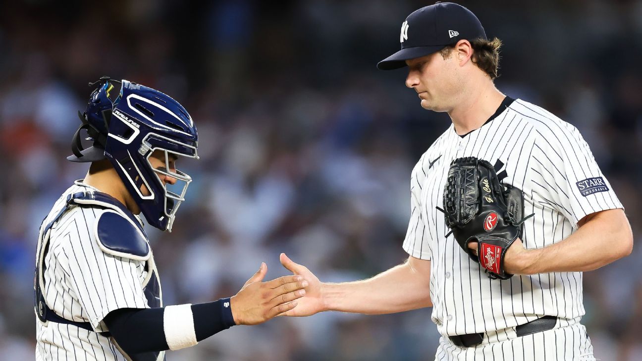 Cole solid in abbreviated return, Yanks lose in 10