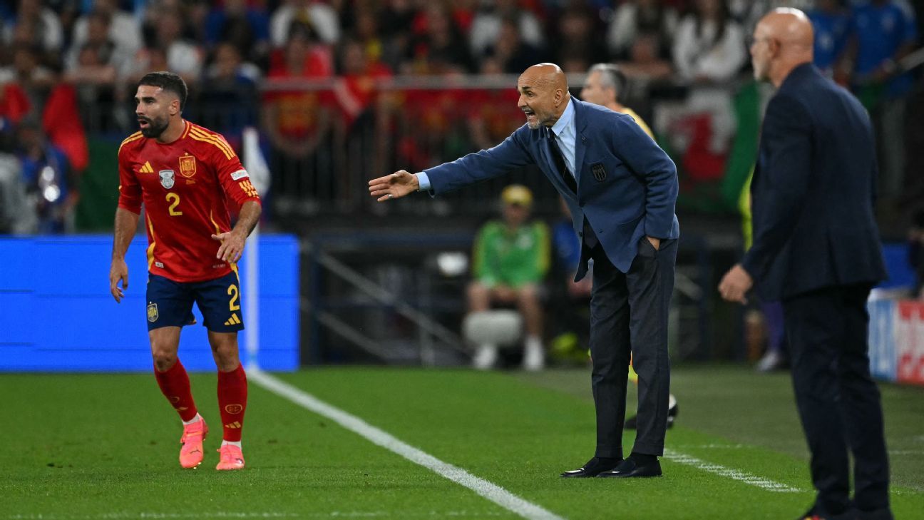 Spalletti: Italy outclassed by game's 'best' Spain