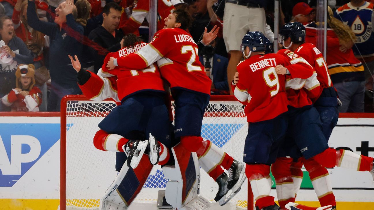 Florida Panthers Win First NHL Championship with a Dazzling Victory over the Edmonton Oilers: A Historic Turnaround Story